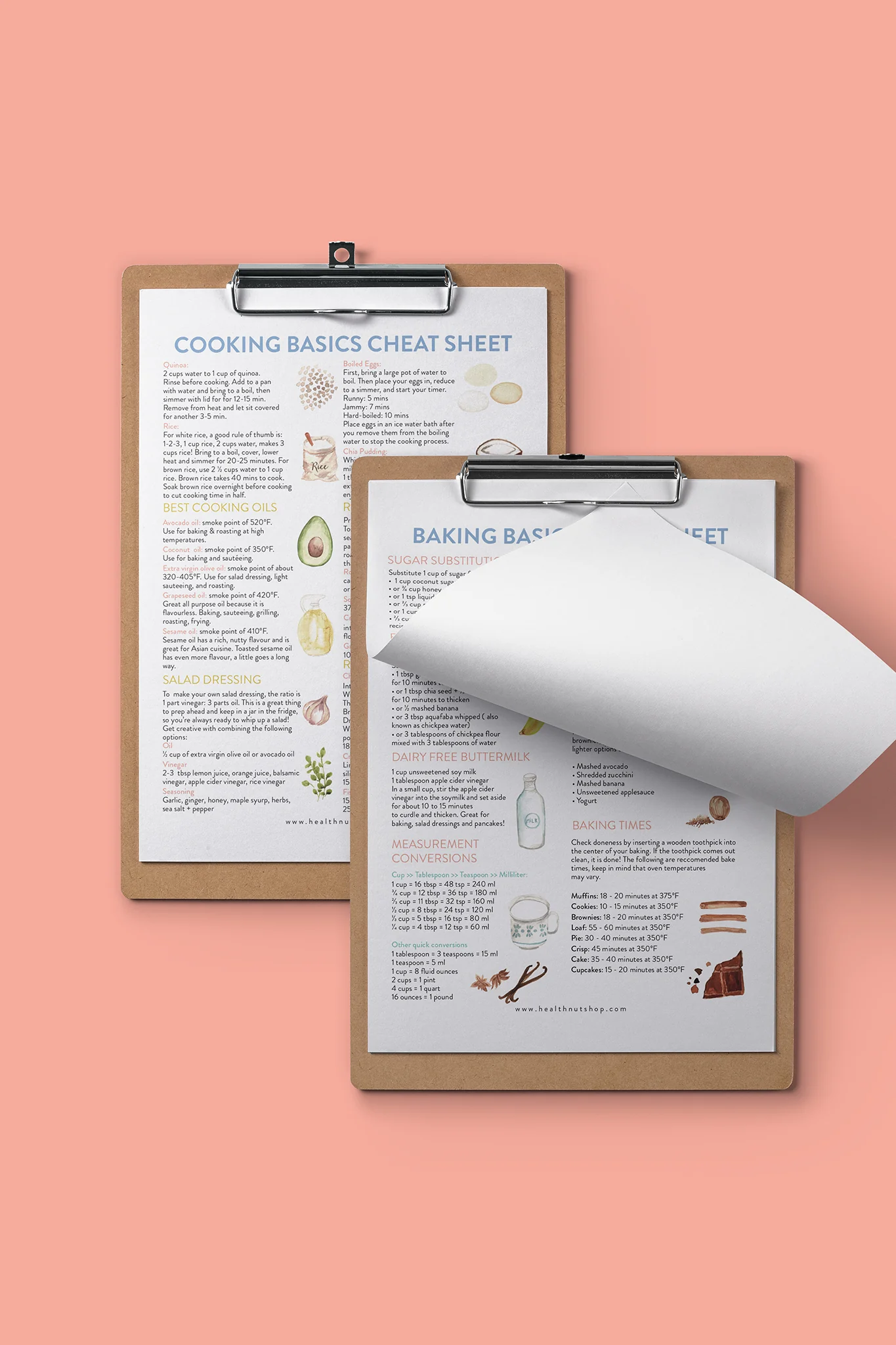 Cooking & Baking Basics Cheat Sheet - Image 3